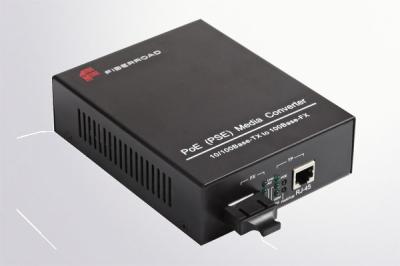 100Mbps 10/100Base-TX to 100Base-FX , IEEE802.3af PoE PSE Media Converter