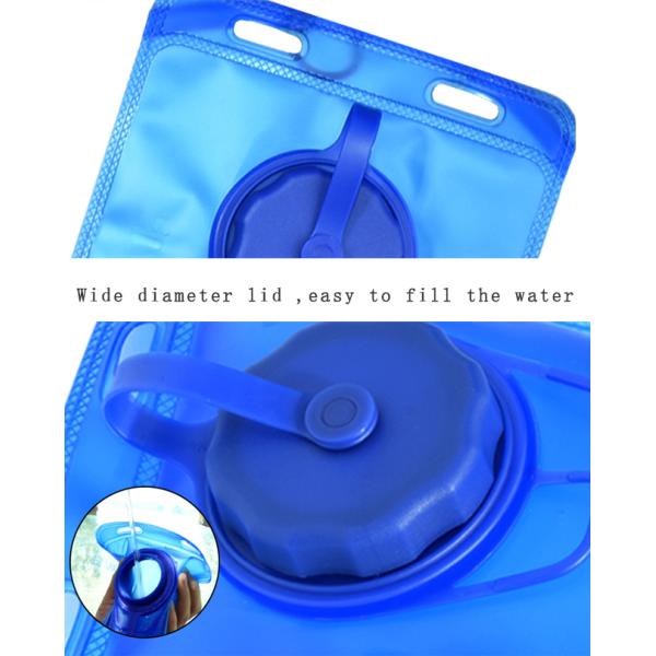 Sports Drinking Hydration Water Bladder With Straw 1.5 Liter Anti Leak Design