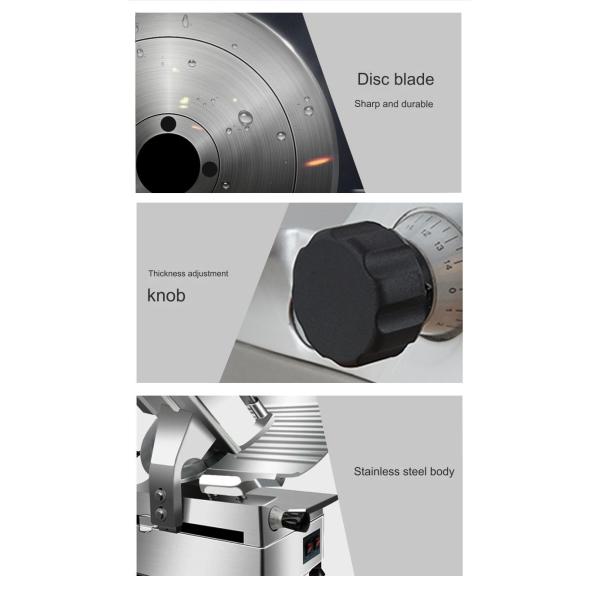 Fully Automatic Meat Slicer Machine Frozen Meat Cutting Stroke 0-18cm Thickness 0-7mm
