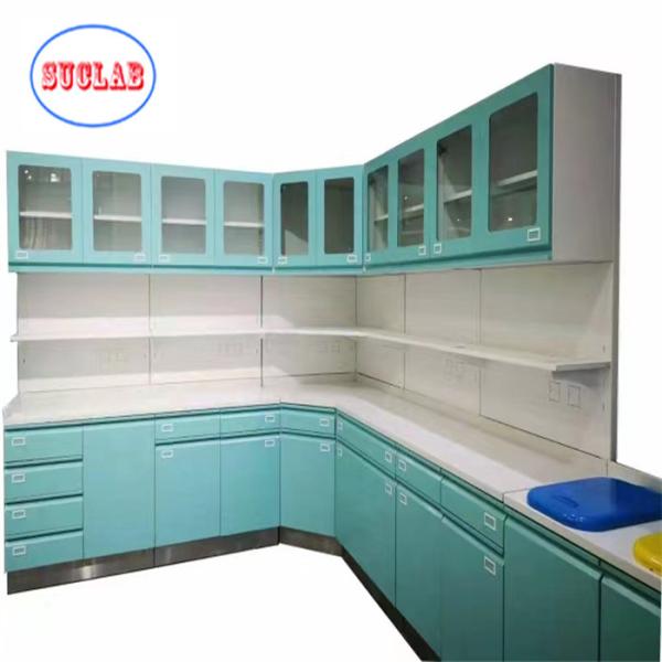 Top- Hospital Furniture Disposal Cupboard with 110 Degree Hinge and Full Steel Handle
