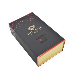 Складная вино шампанское подарочная коробка магнитно-жесткая подарочная коробка