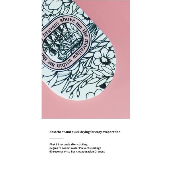 Modern Natural Diatom Mud Bath Mat Drying Mat Water Absorbing Fiber Diatomite Soap Mat