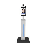Puerta vertical del reconocimiento de cara del sistema del control de acceso de F2-FH el 1.2m con la medida de la temperatura