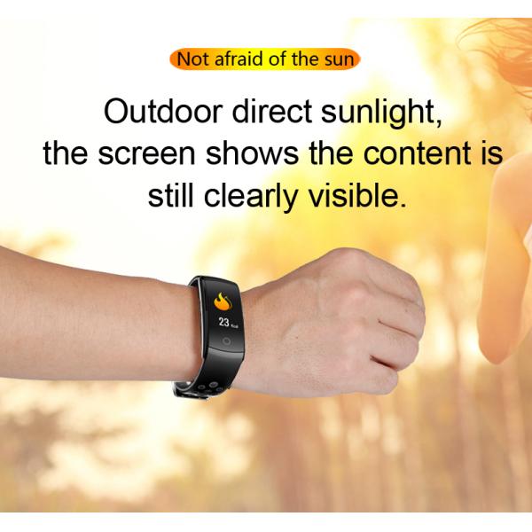 Диапазон утверждения CE водоустойчивый умный, водоустойчивый Smartwatch Ip68 дисплей 0,96 дюймов