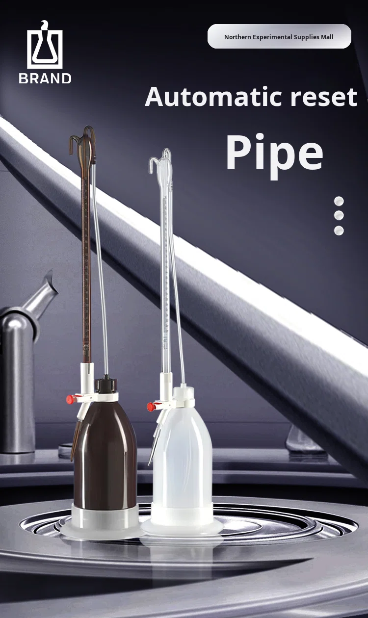 Brand Automatic Zeroing Burette Schilling Type SILBERBRAND Grade B Black Made in China