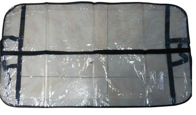 Transparent PVC Dress Bag, Suit Garment Bags With Nylon Handle, Black Border