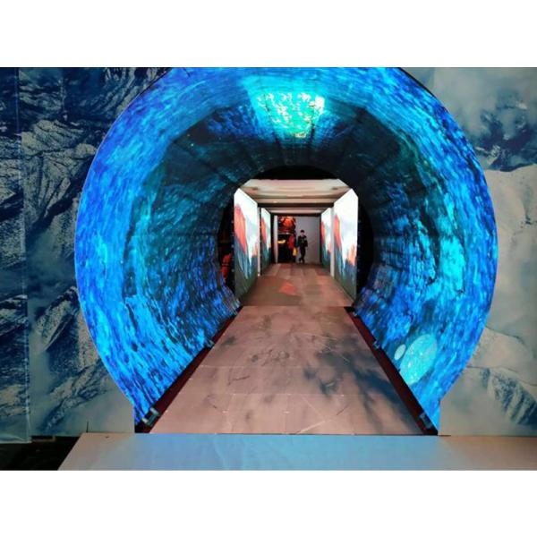 Outdoor Flexible LED Display Screen 4mm Pixel Pitch Multicolor