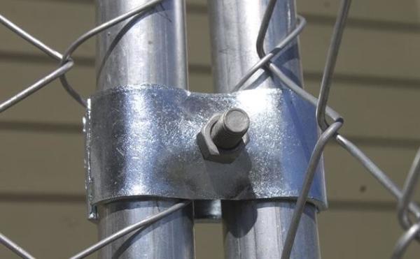 8'x12' temporary chain link fence panels diameter wire 11.5ga chain link mesh 2 x 2 tube 35mm wall thick 1.60mm
