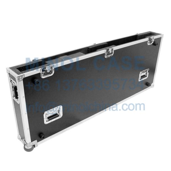 Aluminum LCD LED Plasma TV Flight Case With 4 Wheels Aluminum TV Trunk Case