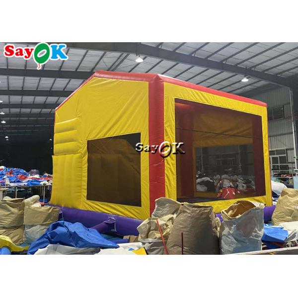 Pretty Princess Print Girl Inflatable Bounce House Slide With Ball Pit Pool