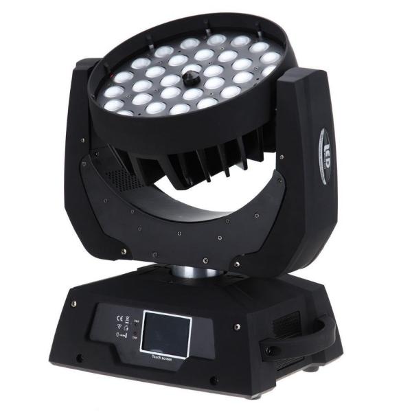CE RoHs Free Shipping High quality 36X18W RGBWA+UV 6in1 Zoom LED Moving Head Wash