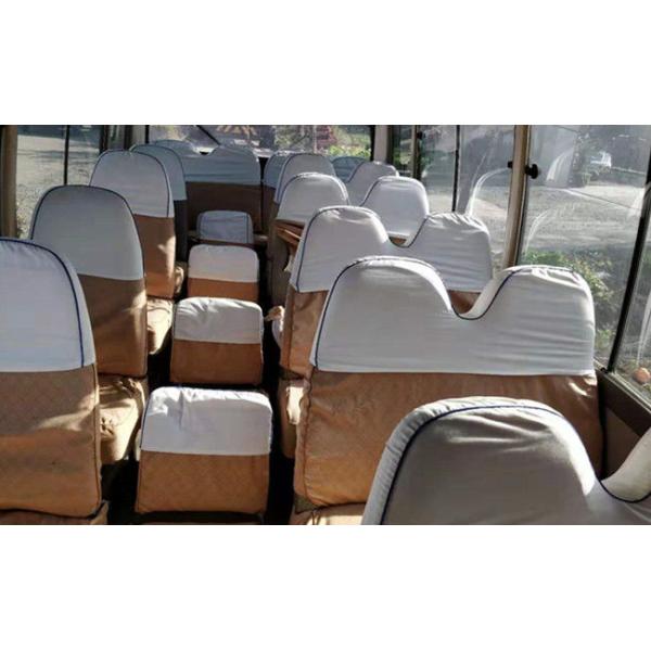 Diesel Fuel Reliable Second Hand Toyota Coaster Bus 1HZ Engine With 29 Seats