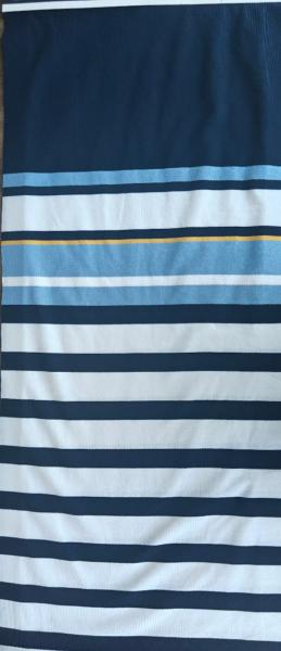 40S Yarn Dyed Cotton Spandex Striped Knit Fabric for Summer Wear