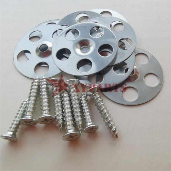 Zinc Plated Self Locking Insulation Washers Fixing Ceiling Plasterboard