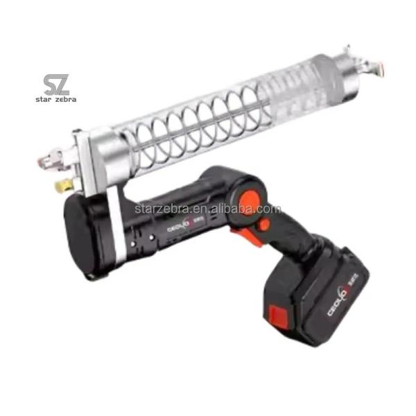 24v Rechargeable Lithium Battery Electric Grease Gun Digging Machine Dedied for Construction Works  Portable
