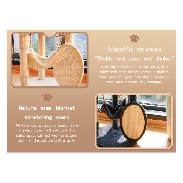 Sale Cat Scratching Board for Playing and Sleeping Large Tall Cat Climbing Frame