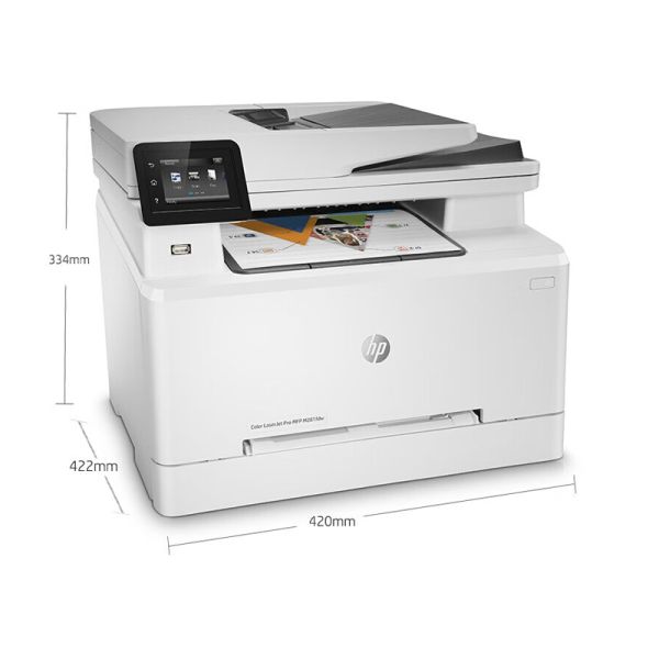 H P M281fdw A4 Color Laser Multifunctional Machine Small USB Printing Automatic Double Sided Commercial Office