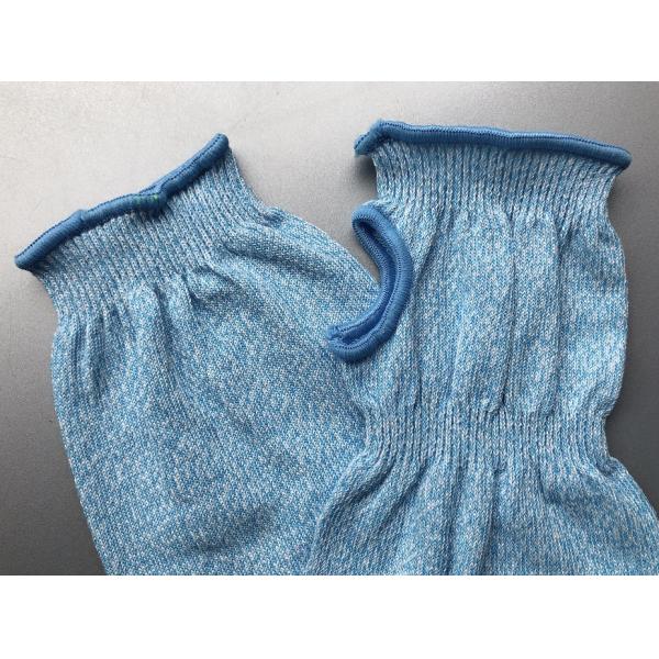 Резинка безшовное HPPE машины Washable голубая отрезала устойчивые рукави