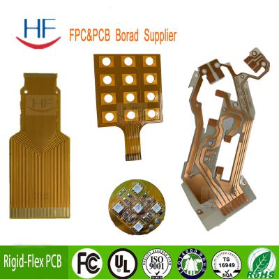 Lead Free Rigid Flexible PCB Prototype Service 3mil 4oz FPC