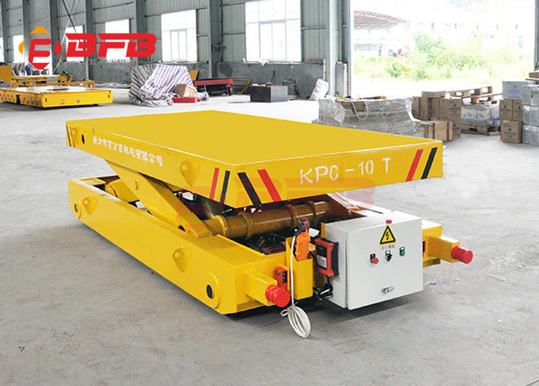 Track Mounted Warehouse Battery High Load Transfer Cart Lift
