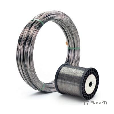 0.8mm  Pure Titanium Welding Wire 1.0mm 1.2mm Spooled Titanium Coil Wire