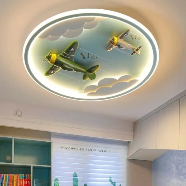 Home Decoration Lighting Modern Lighting Lustre Indoor LED Children Room airplane ceiling light(WH-MA-298)