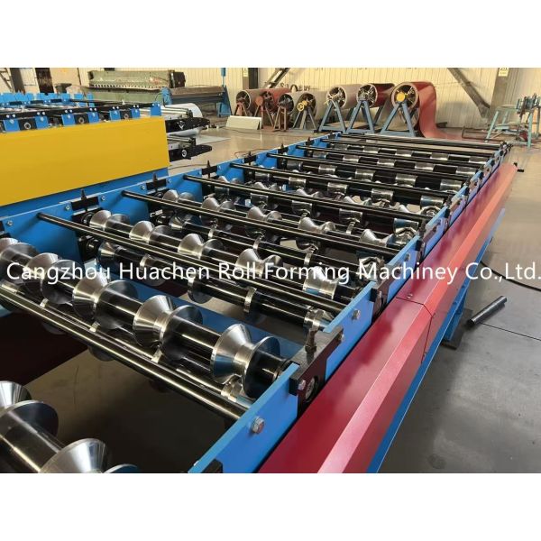 380V Corrugated Roof Panel Roll Forming Machine with Hydraulic Control System and 15-20m/min Speed