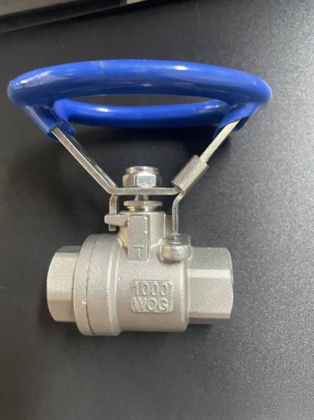 2PC de aço inoxidável válvula de esferas de manobra oval / redonda com custo de envio incluído