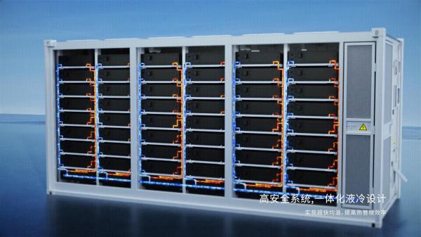 Contenedor de solución de almacenamiento de energía de 5 MWh refrigerado por líquido CC de alta seguridad 20HC