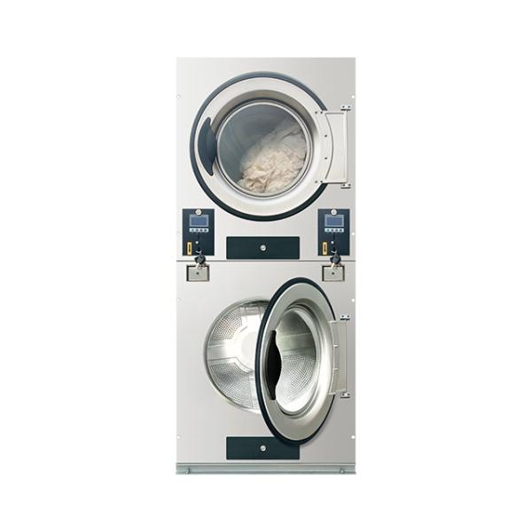 High-Efficiency Double-Deck Self-Service Laundry Dryer - Multi-Language, Remote Monitoring, Gas/Electric Heating
