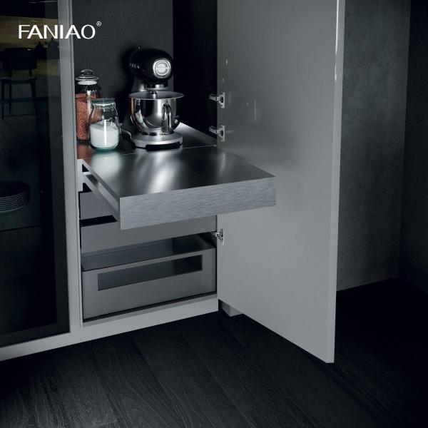 High End Kitchen Cabinet Modern Style Design Kitchen Luxury Island Complete Melamine Kitchen Cabinet