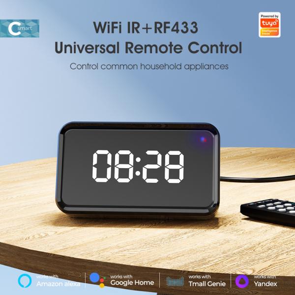 WiFi IR RF433 Universal Remote Control for Air Conditioning TV and More with Voice Control Alexa Google and Tuya Smart Home Integration