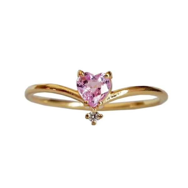 925 Sterling Silver Round Shape Rose Gold Platedt Morganite Cuff Earrings