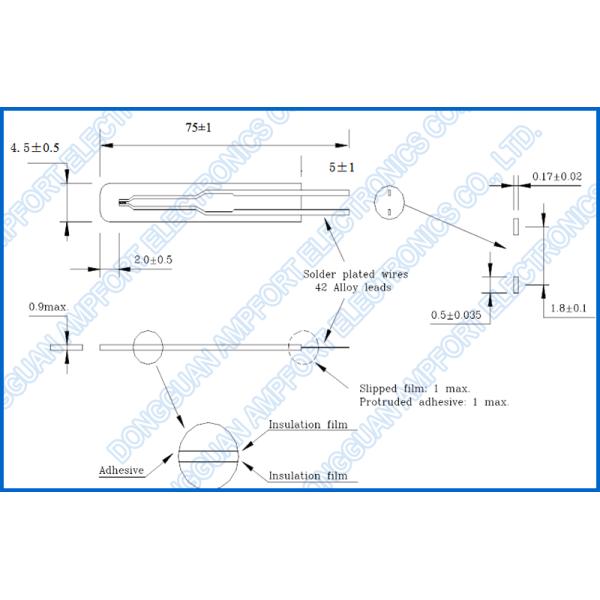 Сопротивление 75mm термистора ома 100k NTC SMD Epcos 103AT JT TTC 103 5K 10K 3435 термальное