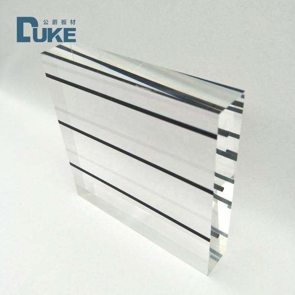 Transparent 8mm Flexible Soundproof Acrylic Sheet Reinforced Acoustic