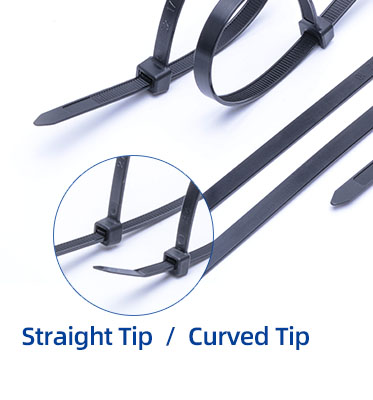 Nylon 66 Cable Tie Black 2.5*60mm UV Resistant For Machinery