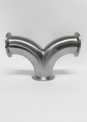 Tri Clamp Stainless Steel Y Pipe Fittings 3A Certified Ss 304