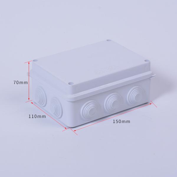 CCTV Camera Monitor Distribution Waterproof Cable Junction Box with PG21 Connectors