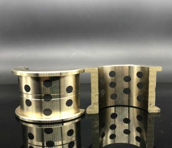 Embedded Copper Graphite Sleeve Bearings Wear Resistance For Auto Parts