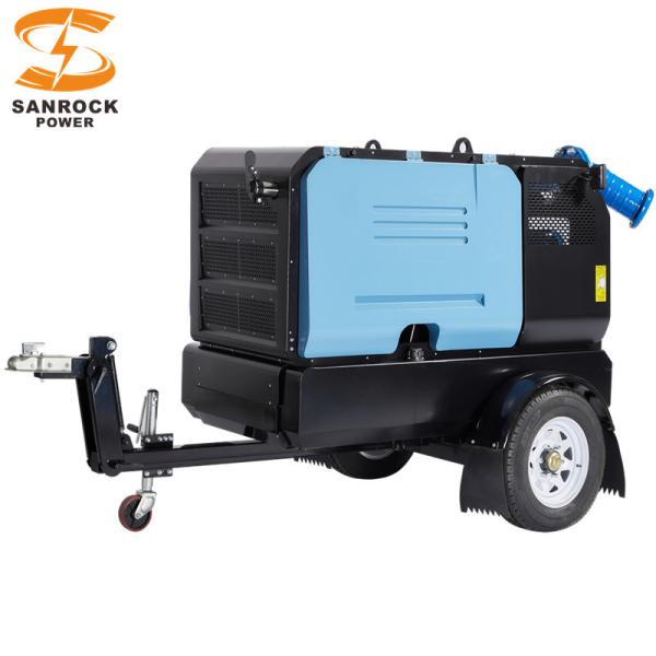 Bomba de agua diésel de alta presión, remolque de control de inundaciones de emergencia, bomba de alcantarillado montada