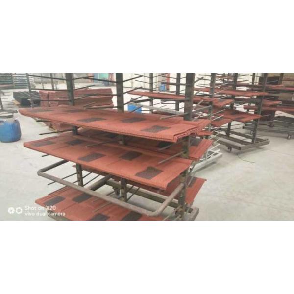 Камень металла покрыл 1340*420мм Препайнтед гальванизированную стальную черепицу