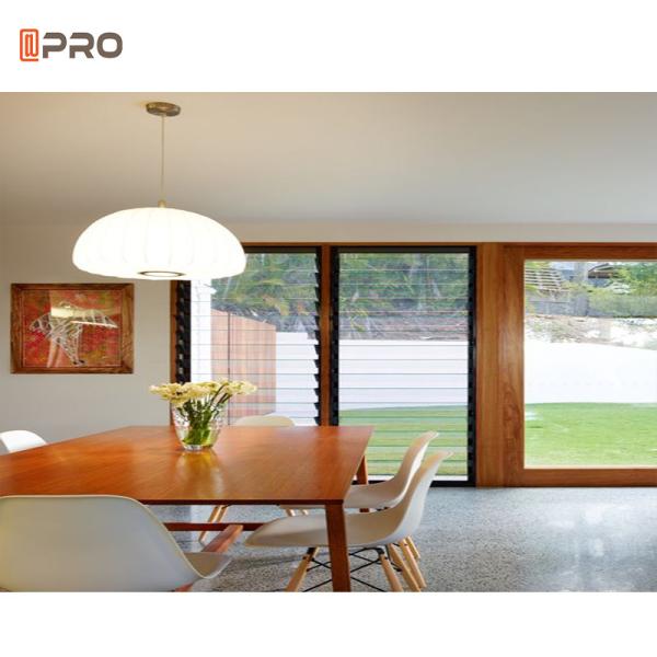 Outdoor Security Aluminium Glass Louver Windows Air Ventilation