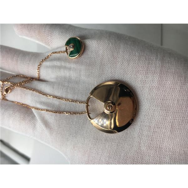 Malachite High End Custom Jewelry Amulette De Necklace For Women