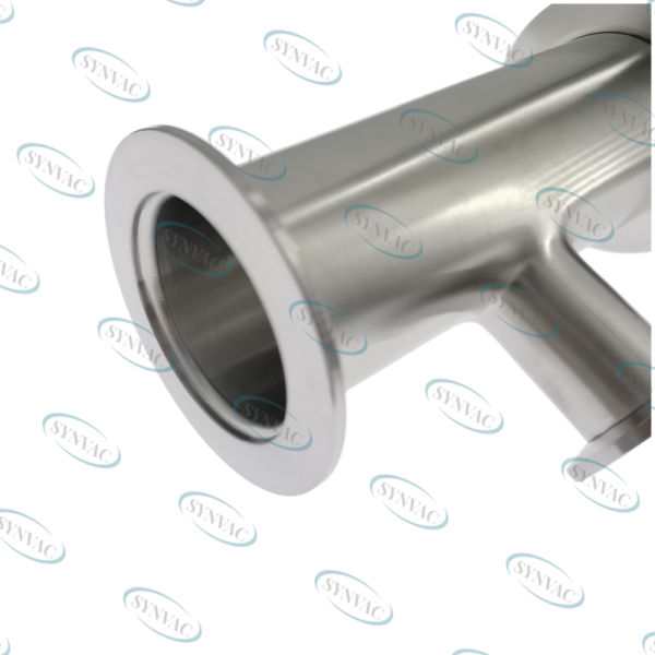 304 Or 316L Stainless Steel KF Unequal Tees For Vacuum System