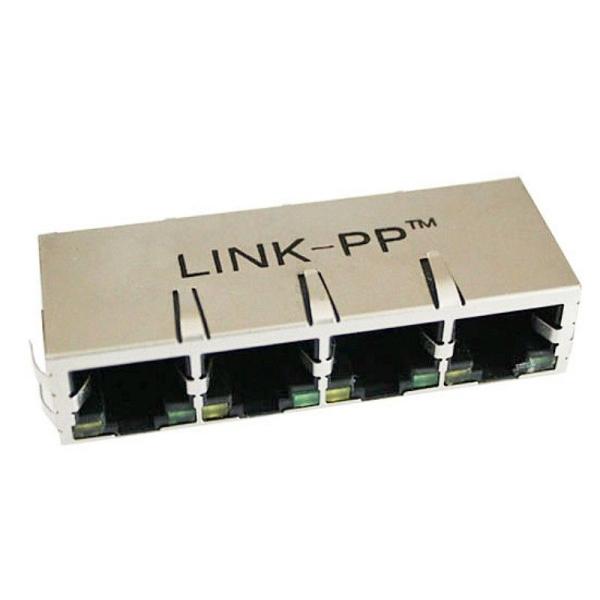 Платы поверхность Маунт 1 x 4 порт 64F-1301NW2NL штепсельной вилки Multi-Порта RJ45 вниз