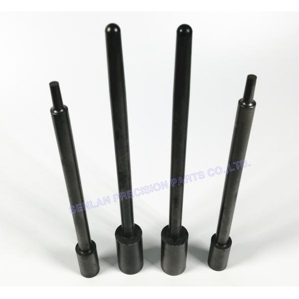 1.2379 Die Steel Ejector Pin with Exact Tolerance +/-0.005mm and Nitriding Treatment for Injection Molds