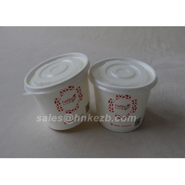 4 oz Custom Printed Disposable Paper Ice Cream Cup Biodegradable Safety