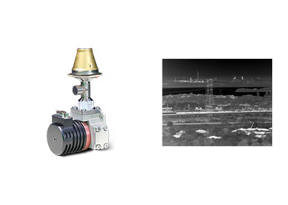 1280x1024 12μM Megapixels охладило чувствительность детектора FPA высокую