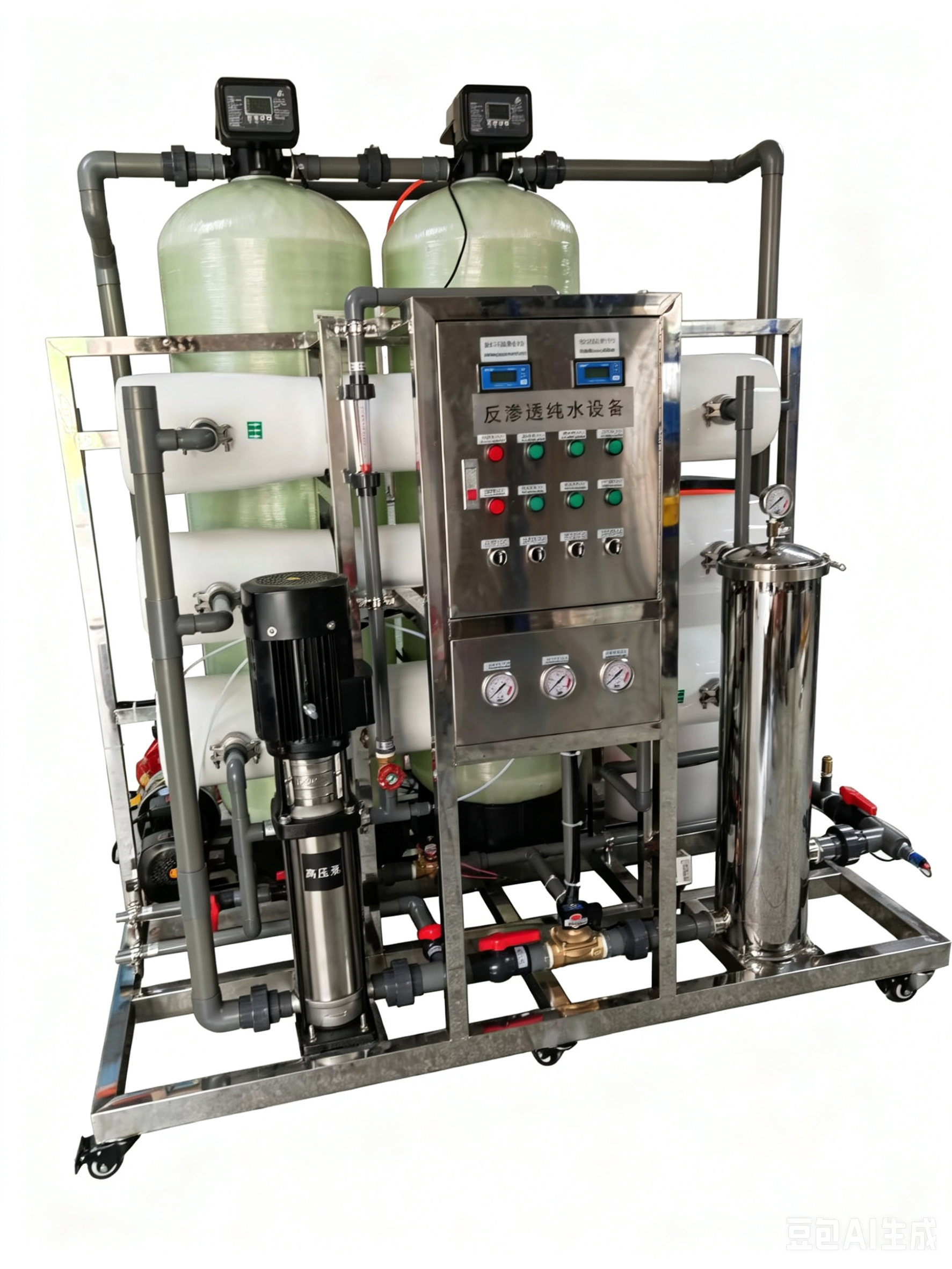 10 Tons Per Day Stainless Steel Reverse Osmosis Borehole Seawater Desalination System and Equipment