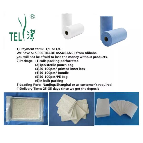 High Absorbent Scrim Reinforced Paper Towels For Medical
